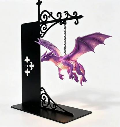 Starfall Nook Dragon Bookshelf Lamp