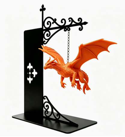 Starfall Nook Dragon Bookshelf Lamp